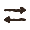 Scroll sideways while holding a key